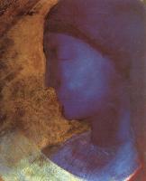 Redon, Odilon - The Golden Cell (The Blue Profile),